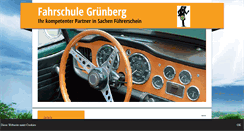 Desktop Screenshot of fahrschule-gruenberg.de