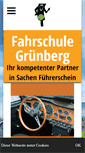 Mobile Screenshot of fahrschule-gruenberg.de